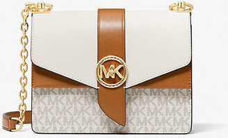 Michael Kors Michael Greenwich bag in synthetic leather with coated  monogram - ShopStyle