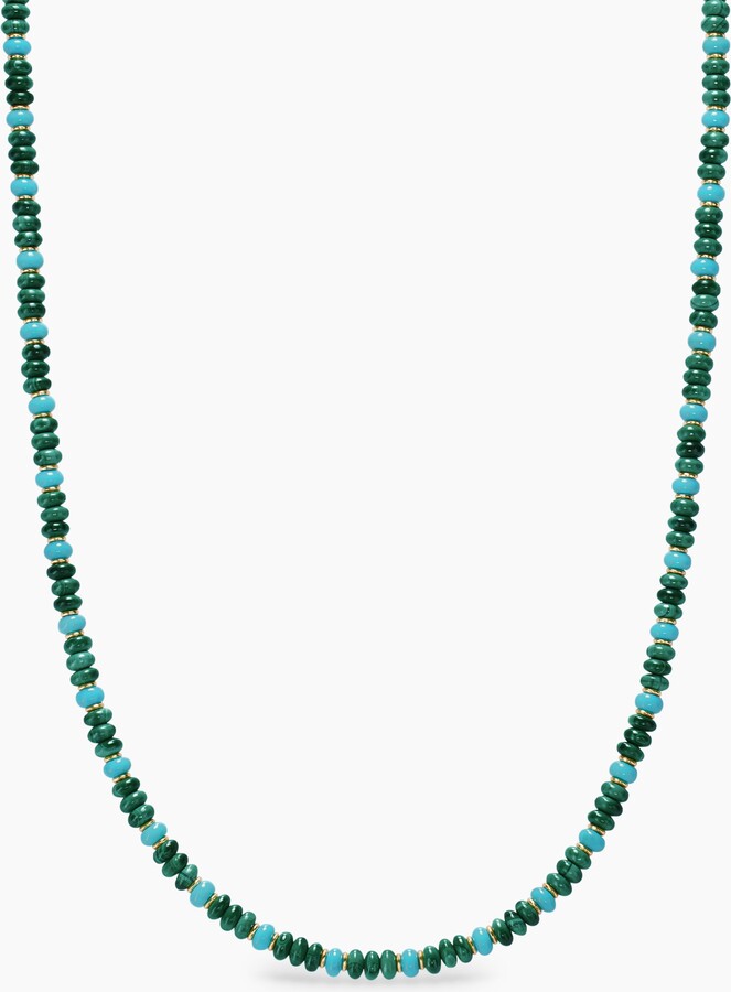 David Yurman Spiritual Beads Necklace in 18K Yellow Gold with