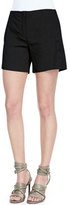 Thumbnail for your product : Theory Crunch Mid-Thigh Linen-Blend Shorts