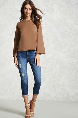 Forever 21 Bell-Sleeve Knit Top