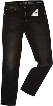 Calvin Klein Men's Sculpted slim - metal black jeans