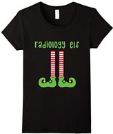 Thumbnail for your product : Women's Radiology RT Rad Tech Santa Elf Socks Shoes Holiday T-Shirt Small