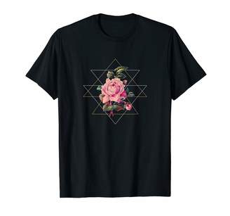 Vintage Rose Geometry T-Shirt