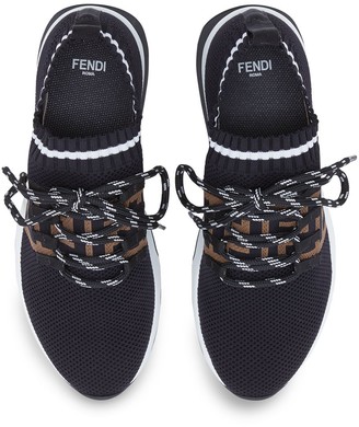 Fendi FF stripe low-top sneakers
