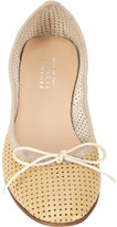 Thumbnail for your product : Barneys New York Perforated Ballet Flats