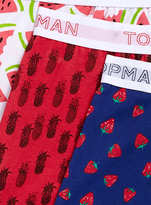 Thumbnail for your product : Topman Fruit 3 pack Underwear