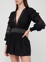 Thumbnail for your product : River Island Playsuit - Black
