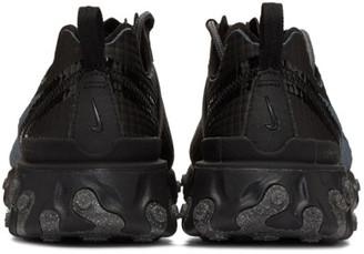 Nike Black React Element 55 Sneakers