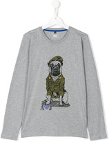 Thumbnail for your product : Armani Junior Dog print T-shirt