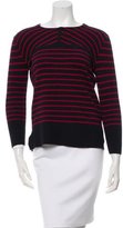 Thumbnail for your product : Tory Burch Striped Wool Sweater