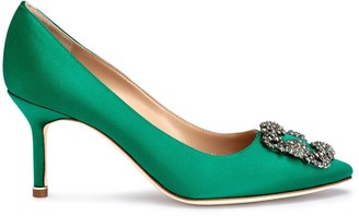 emerald green pumps