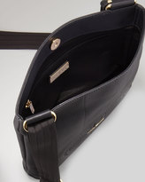 Thumbnail for your product : Ferragamo Isi Gancini Leather Crossbody Bag, Black
