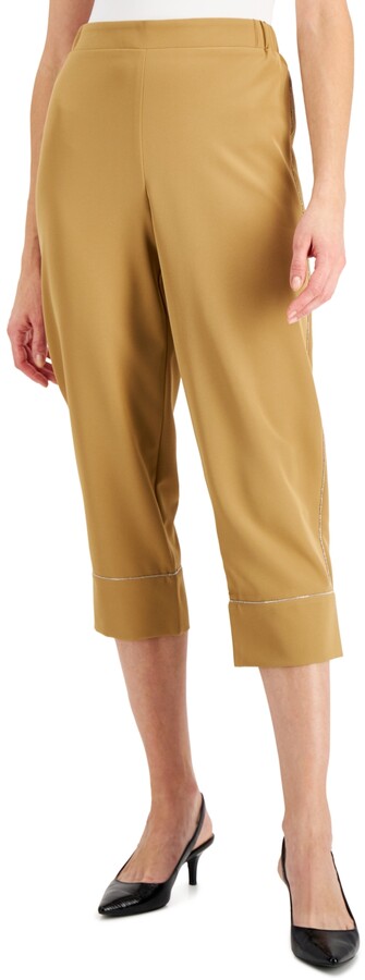 jm collection studded pull on pants