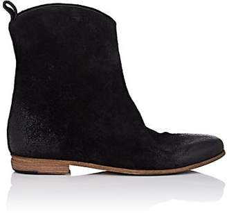 Marsèll Women's Distressed Suede Ankle Boots - Black