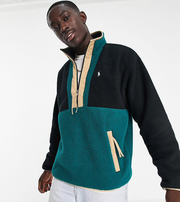 Polo Ralph Lauren x ASOS exclusive collab polar fleece in color block -  ShopStyle Jackets