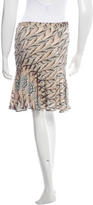 Thumbnail for your product : Roberto Cavalli Silk Mini Skirt