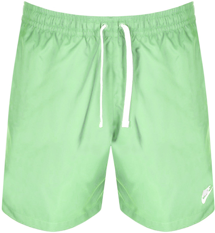 green nike swim shorts