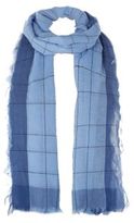 Thumbnail for your product : New Look Blue Contrast Grid Print Longline Scarf