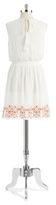 Thumbnail for your product : Jessica Simpson Dress with Embroidered Hemline