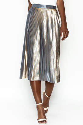 Do & Be Do-Be Metallic Pleat Skirt