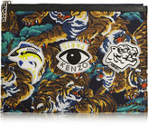 Thumbnail for your product : Kenzo Printed twill clutch