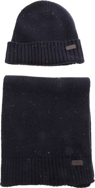 Barbour Carlton Beanie And Scarf Set