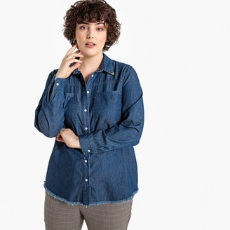 plus size denim shirt uk