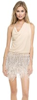 Thumbnail for your product : Haute Hippie Draped Asymmetrical Tank