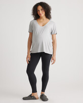 Thumbnail for your product : Quince Bamboo Jersey Maternity V-Neck T-Shirt 2-Pack
