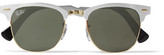 Thumbnail for your product : Ray-Ban Clubmaster Acetate and Metal Sunglasses