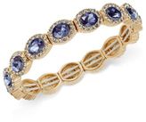 Thumbnail for your product : Charter Club Gold-Tone Pavé & Blue Stone Bracelet, Created for Macy's