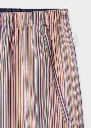 Men's Signature Stripe Cotton Pyjama Shorts