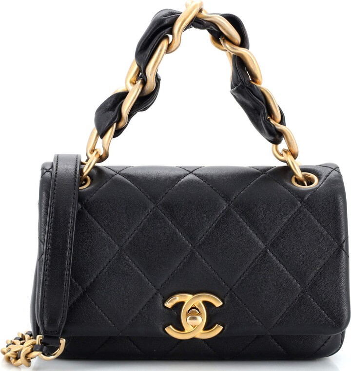 Chanel Chain Is More Flap Bag Quilted Lambskin Small - ShopStyle