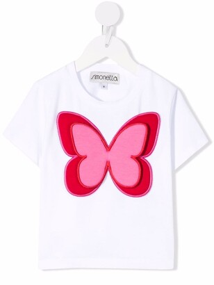 Simonetta butterfly short-sleeve T-shirt