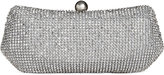 Thumbnail for your product : Sondra Roberts Crystal Mesh Clutch