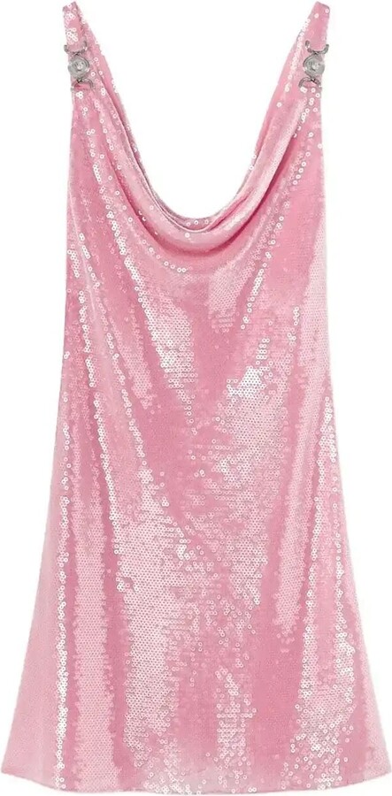 Versace Metal-Mesh Mini Dress
