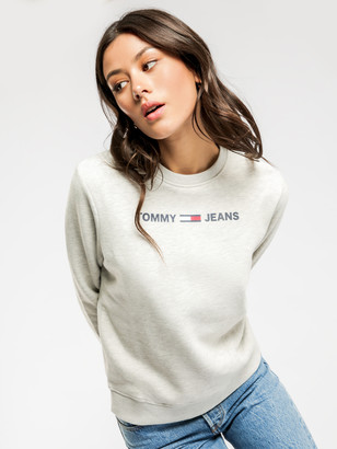 Tommy Hilfiger Essential Logo Sweatshirt in Grey