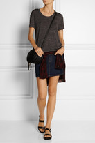 Thumbnail for your product : Current/Elliott The 5-Pocket Mini denim skirt