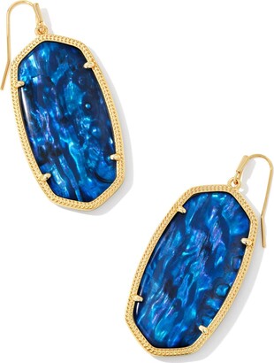 KOS Soutache statement earrings/ Large round Earrings/ Circle earrings/ Navy blue earrings big earrings/ Hoop earrings blue Sieraden Oorbellen Hoepeloorbellen 