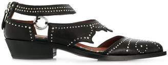 Sonora studded cut-out loafers