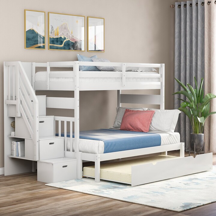 Full Size Trundle Bed The World, Full Bunk Bed And Trundle