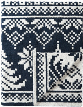 Truly Soft Cozy Fair Isle Reversible 50x70 Throw