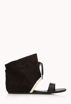 Thumbnail for your product : Forever 21 Hidden-Wedge Drawstring Sandals