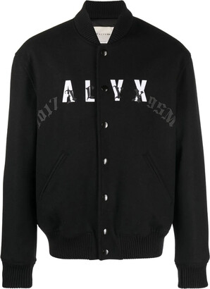 Alyx Black Metal Buckle 1 Bomber Jacket - ShopStyle