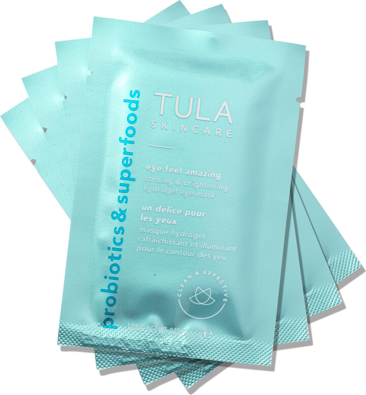 Tula Eye Feel Amazing Cooling & Brightening Hydrogel Eye Mask (4 Pack)
