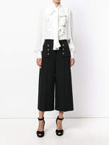 Thumbnail for your product : Alexander McQueen high-waisted cropped trousers