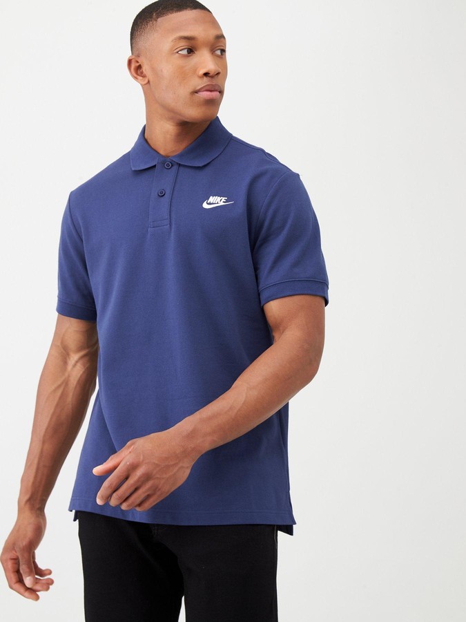 Nike Polo Shirt - Navy/White - ShopStyle
