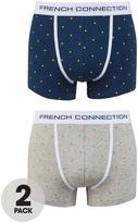 Thumbnail for your product : French Connection Mens Dot Boxers (2 Pack)