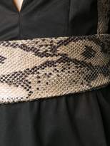Thumbnail for your product : Christian Pellizzari snakeskin print dress