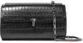 Thumbnail for your product : THE VOLON Po Trunk Croc-effect Leather Shoulder Bag